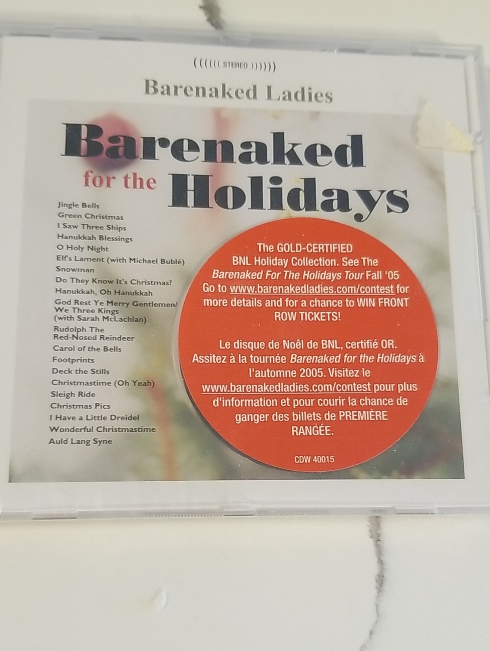 Barenaked for the Holidays CD Barenaked ladies
